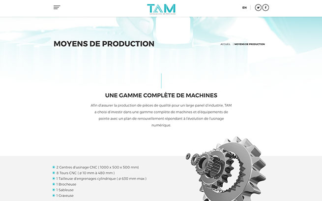 Elyos Digital, nouveau site web TAM
